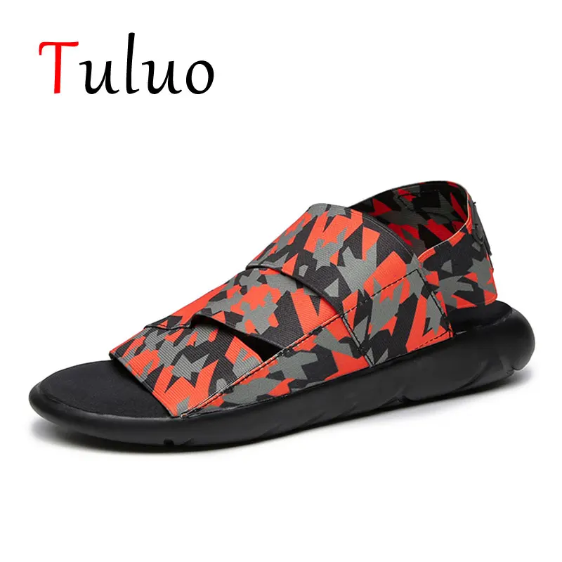 TULUO/Лидер продаж; пляжная обувь для мужчин; летняя ультра легкая дышащая пляжная обувь; быстросохнущие Нескользящие уличные тапочки;