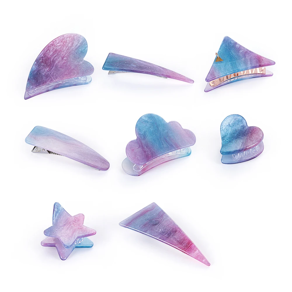 Vintage Series Geometrical Triangle Hairpins And Grasp Clip Woman Fashion Personality Temperament Hair Clip Hair Accessories