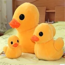 Желтая утка плюшевые мягкие игрушки разные размеры 20 70 см|soft toys|toy
