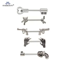 5 выбор пистолет ключ кошачья форма ручной ниппель пирсинг пистолет 14 г 1,6x12/14 мм без инфекции тела ювелирные изделия штанги