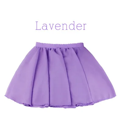 Ballet Dance Skirt Children Dance Dresses Kids Skirt Girls Ballet Dress Dance Wear Summer Chiffon Skirts Lavender