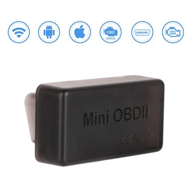 WIFI 100% Hardware V1.5 MINI WIFI OBDII ELM327 V1.5 Chip PIC18F25K80 OBD Car Code Reader Wi-Fi Works Android/IOS ELM 327 New WIFI 100% Hardware V1.5 MINI WIFI OBDII ELM327 V1.5 Chip PIC18F25K80 OBD Car Code Reader Wi-Fi Works Android/IOS ELM 327 New