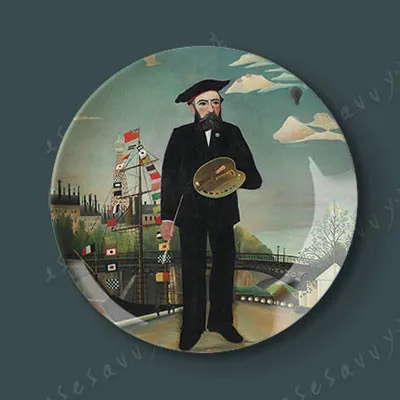 6 дюймовый дневник Henry Rousseau декоративная фарфоровая тарелка для пейзажа джунглей