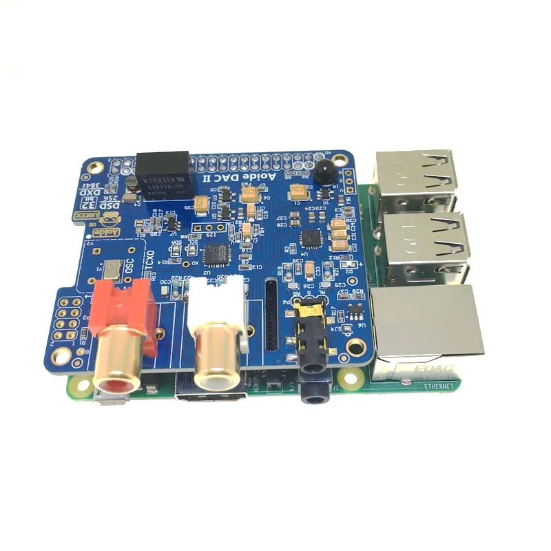 DAC II Hifi звуковая карта | ES9018K2M 384 кГц/32 бит Высокая разрешение Поддержка DSD формата