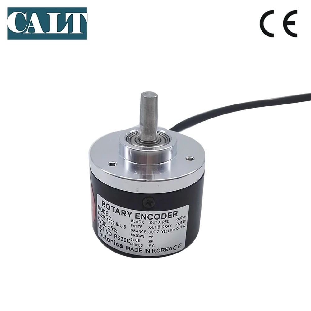 

E40S6 line driver output incremental encoder ac motor speed controller rotary encoder 100 360 500 1000 1024 2000 2500ppr