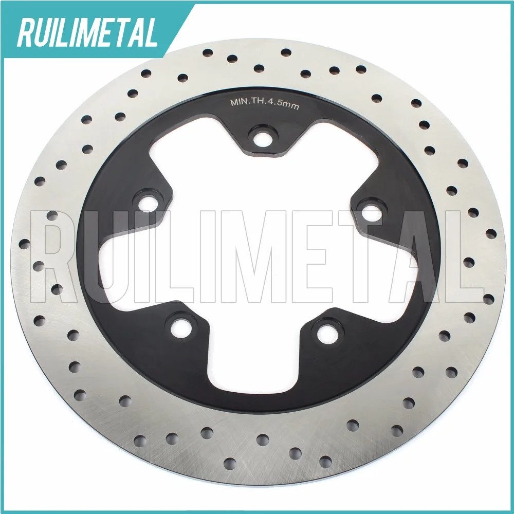 Rear Brake Disc Rotor for GSX1400 2001 2002 2003 2004 2005 2006 2007 2008 01 02 03 04 05 06 07 08 GSX 1400 Z 2005 05 rear brake disc rotor for yamaha xp500 2001 2002 2003 2004 2005 2006 2007 2008 2009 2010 xjr1300 1998 2012 xjr 1300 sp
