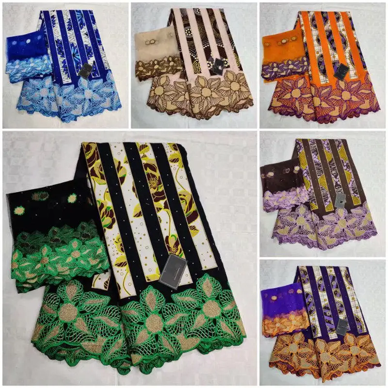 

swiss voile lace in switzerland ankara fabric african printed wax latest african laces 2019 cotton lace wax 7yard/set LY30