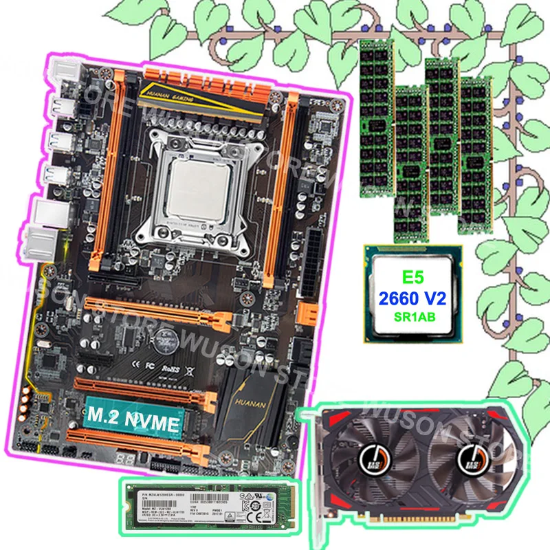 X79H+2660 V2+48 1600+GTX750Ti+SSD 128G