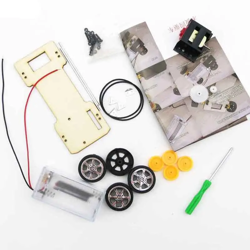 F17912-DIY-kit-Hand-Made-Buggies-Technology-Assembles-Toy-Suit-12-4-9cm-4WD-Smart-Robot