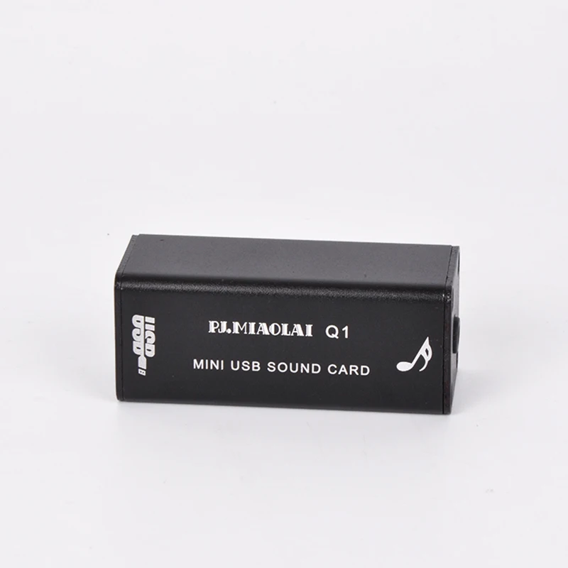 PJ. MIAOLAI Q1 цифровой ПК USB ЦАП ноутбук Настольный компьютер внешняя HiFi звуковая