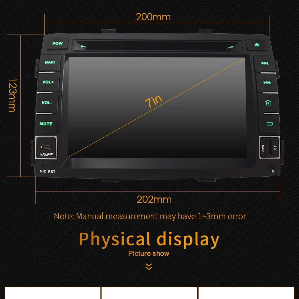 Cheap KLYDE 4G Octa Core Android 8.0 7.1 4GB RAM+32GB Car DVD Multimedia Player Stereo Radio GPS Navigation For Kia Sorento 2009-2012 5