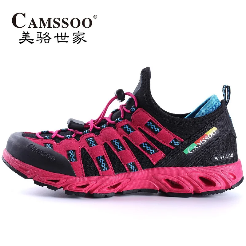 Camssoo المرأة المنبع أحذية تنفس أحذية ماء منصة رياضة المرأة مريحة في الهواء الطلق الأحذية AA40354