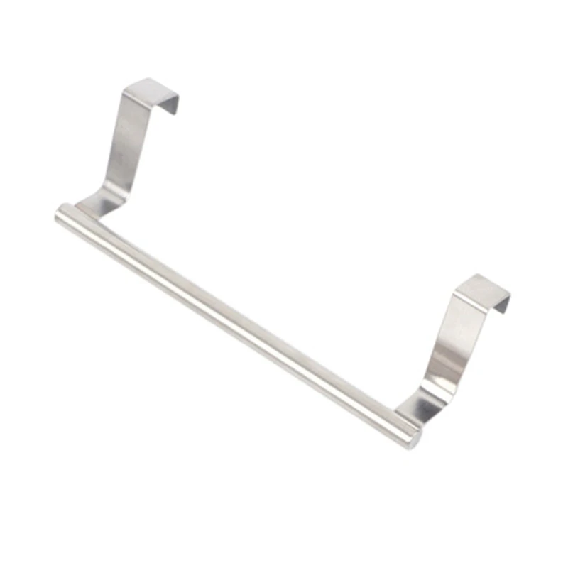 Stainless Steel Towel Rack Can Be Hung Single Pole Cabinet Bathroom Rack Bath Towel Rod Free Punching Rack