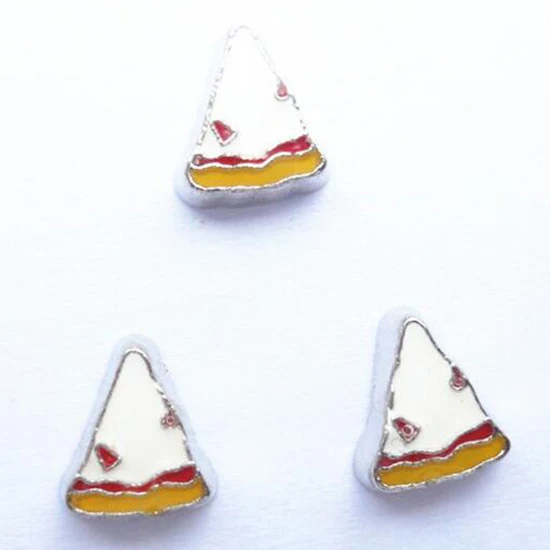 

20pcs/lot New Design pizza Floating Living Memory Charms For Floating Living Memory Locket