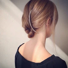 Новые волосы темперамент Металлический Зажим Шпилька tide восстановление древних способов женские контрактные круглые элегантные личности