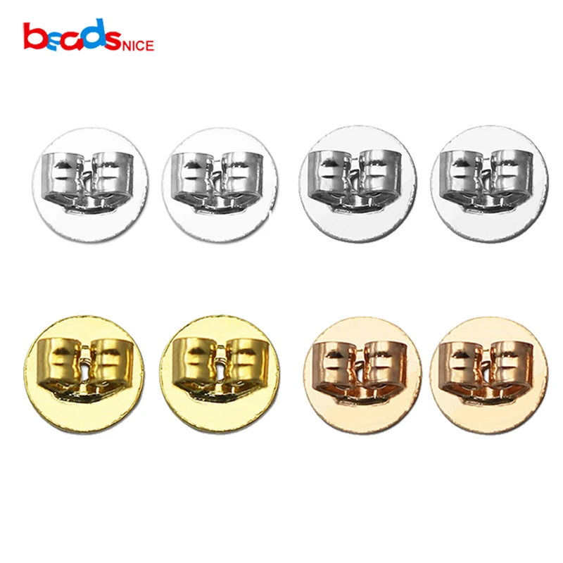 Beadsnice ID37594A оптовая продажа искусственные серебряные серьги задние