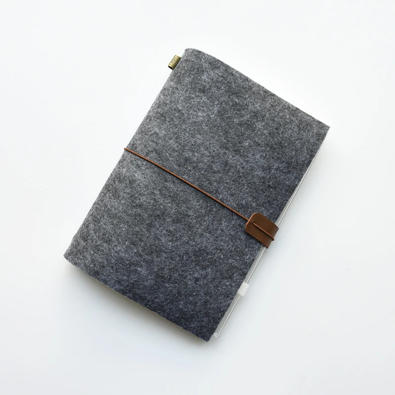Maotu Vintage Felt Fabric Bullet Journal Traveler's Notebook Diary Sketchbook Planner Handmade Creative Gift Maotu Vintage Felt Fabric Bullet Journal Traveler's Notebook Diary Sketchbook Planner Handmade Creative Gift