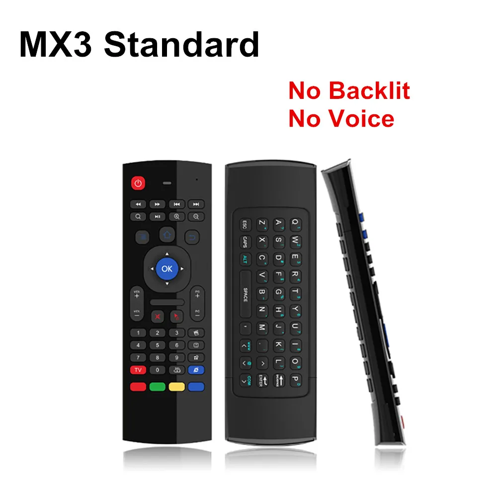 MX3 Air mouse умный пульт дистанционного управления с подсветкой MX3 Pro 2,4G Беспроводная клавиатура IR Learning для Android Box T9 X96 mini