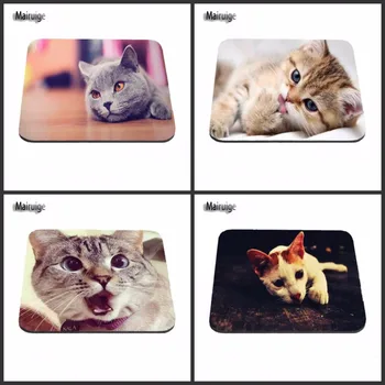 

Cat Under A Rug Anti-Slip Rectangle Mouse Pad Customized Supported 220mmx180mmx2mm and 250mmx290mmx2mm