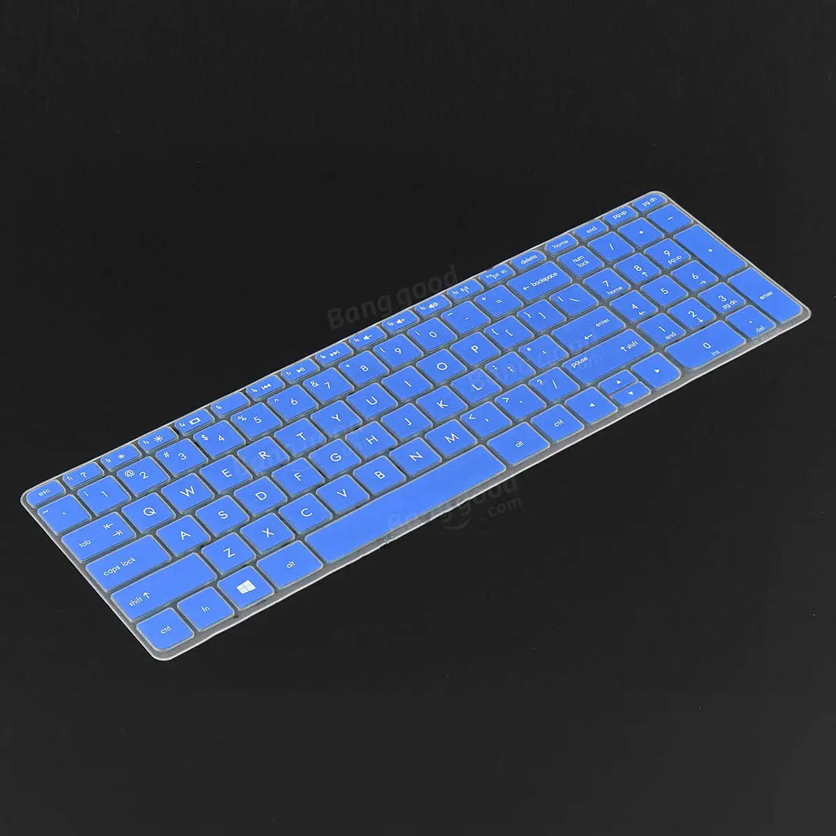 Transparent/Black/Blue/Purple/Rose Red Notebook Keyboard Protector Keyboard Cover for HP Pavilion 15