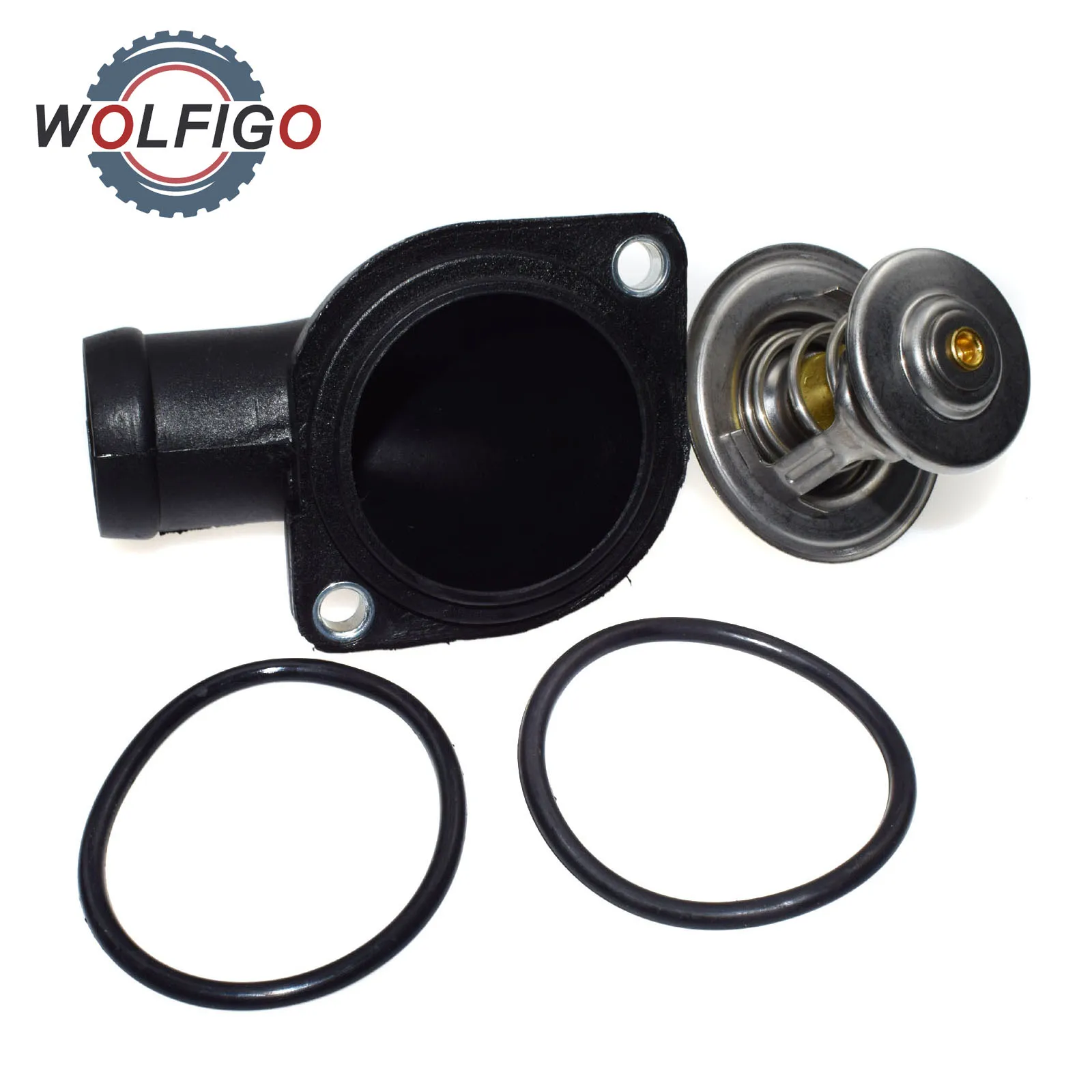 Wolfigo Engine Coolant Thermostat & Housing Set 044121113 055121121f For Audi 80 90 A2 A3 Vw Beetle Passat Ford Seat Skoda - Thermostats & Parts - AliExpress