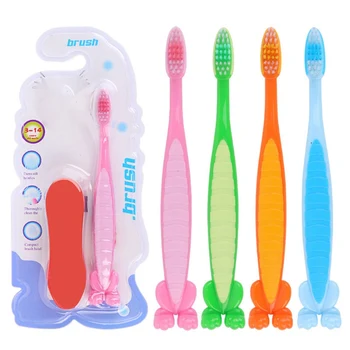 

scooter toy toothbrush color random soft hair Soft Bristles Cute Cartoon Children Toothbrush Baby Kids Dental Oral Hygiene Care