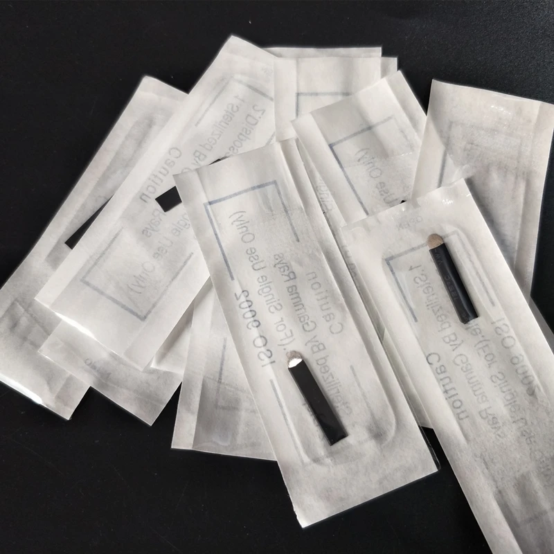 500Pcs Microblading Needles 18Pin U Shape Blade Black Color for Permanent Makeup Manual Eyebrow Tattoo Pen Cosmetic Tool | Красота и