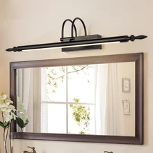 Modern Led Black Wall Lamp Bronze/Silvery Bedroom Vanity Wall Light Fixtures Living Room Wall Sconce Lights bathroom light home classic bronze led bathroom mirror light arandelas vintage wall lamp lights for home bathroom wall sconce free shipping