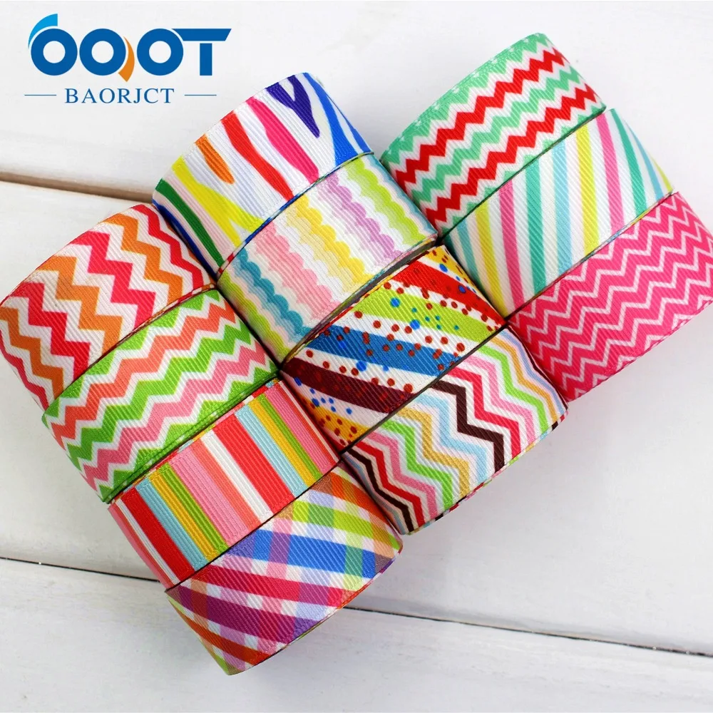OOOT BAORJCT 174152 22 мм геометрические печатные grosgrain ленты сделай сам ручной работы