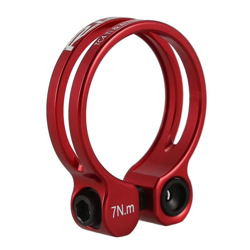 

RISK Ultralight Bicycle Seat Post Clamp Aluminum Alloy Bike Seatpost Clamps MTB Seat Clamping Clip-MUSIC