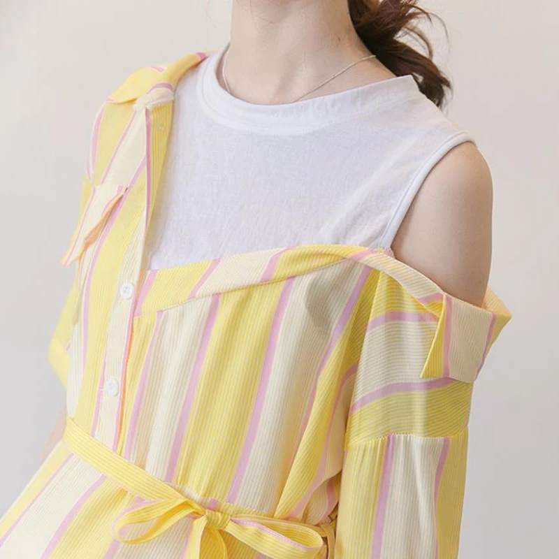 Fashion strapless dress for pregnant women striped summer loose pregnant dress vestido embarazada elegant maternity dresses