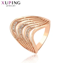 Xuping Трендовое Кольцо женское синтетическое CZ розовое золото цвет покрытием Мода для свадьбы ювелирные изделия высокое качество хороший дизайн S133.7-16106