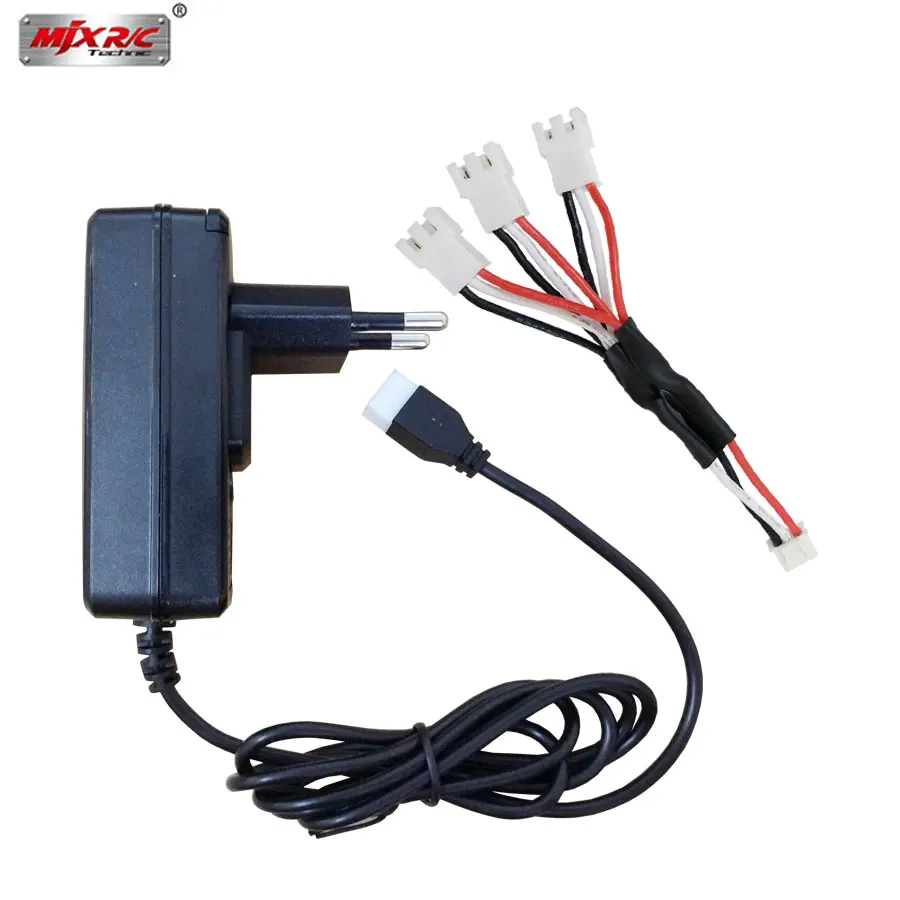 

Original MJX Bugs 3 RC Drone spare parts EU/US Charging plug lipo battery charger Units 3in1 cable MJX B3 accessories