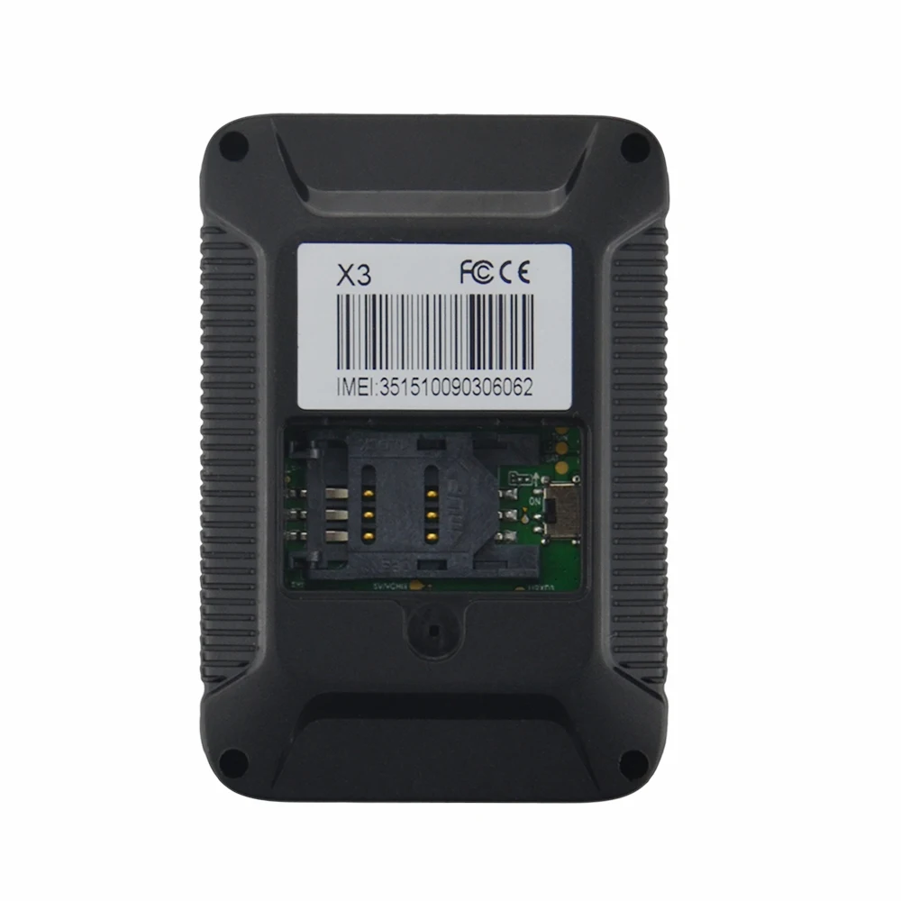 High Accuracy Smart X3 GSM GPRS GPS Tracker Instant alerts for vibration overspeed Listen-in External power supply cut-off alarm