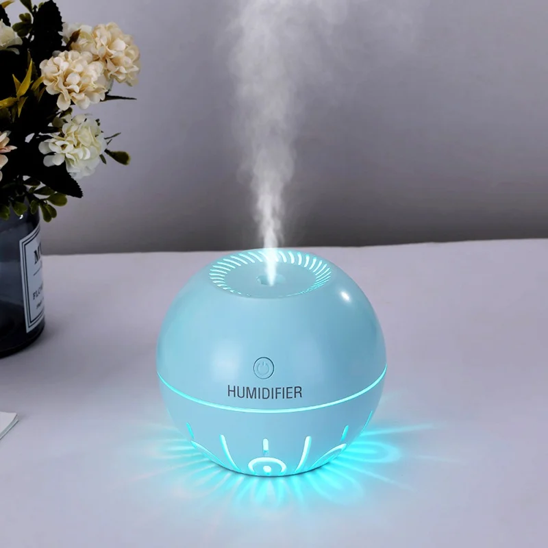 

330ML 3 in 1 Light Speed Ball Air Humidifier Usb Mute Spray Humidifier Aroma Essential Oil Diffuser for Home Car