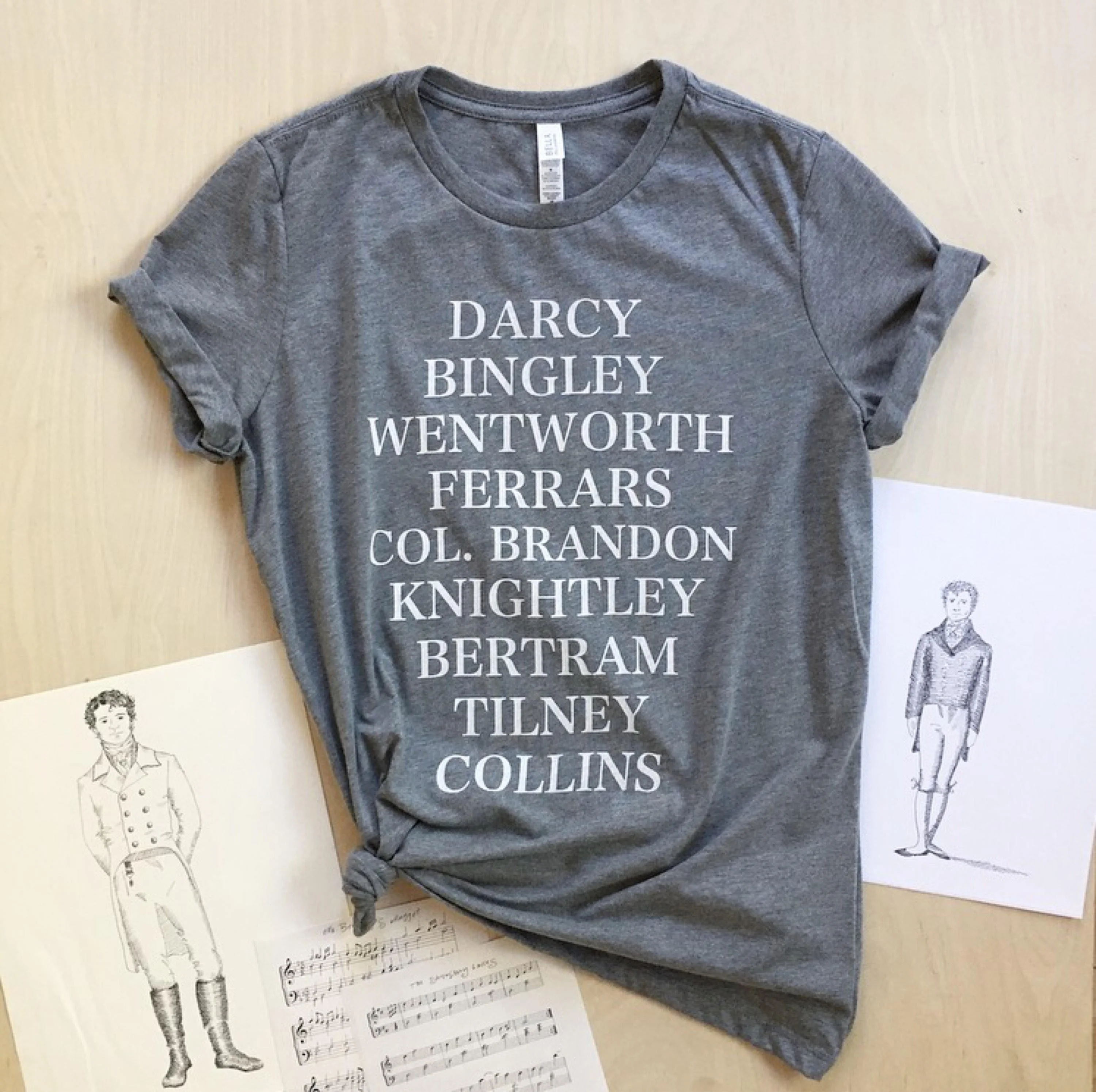 

Jane Austen Tee from Pride and Prejudice Pride and Prejudice Shirt Jane Austen T-Shirt Women 5Shirt