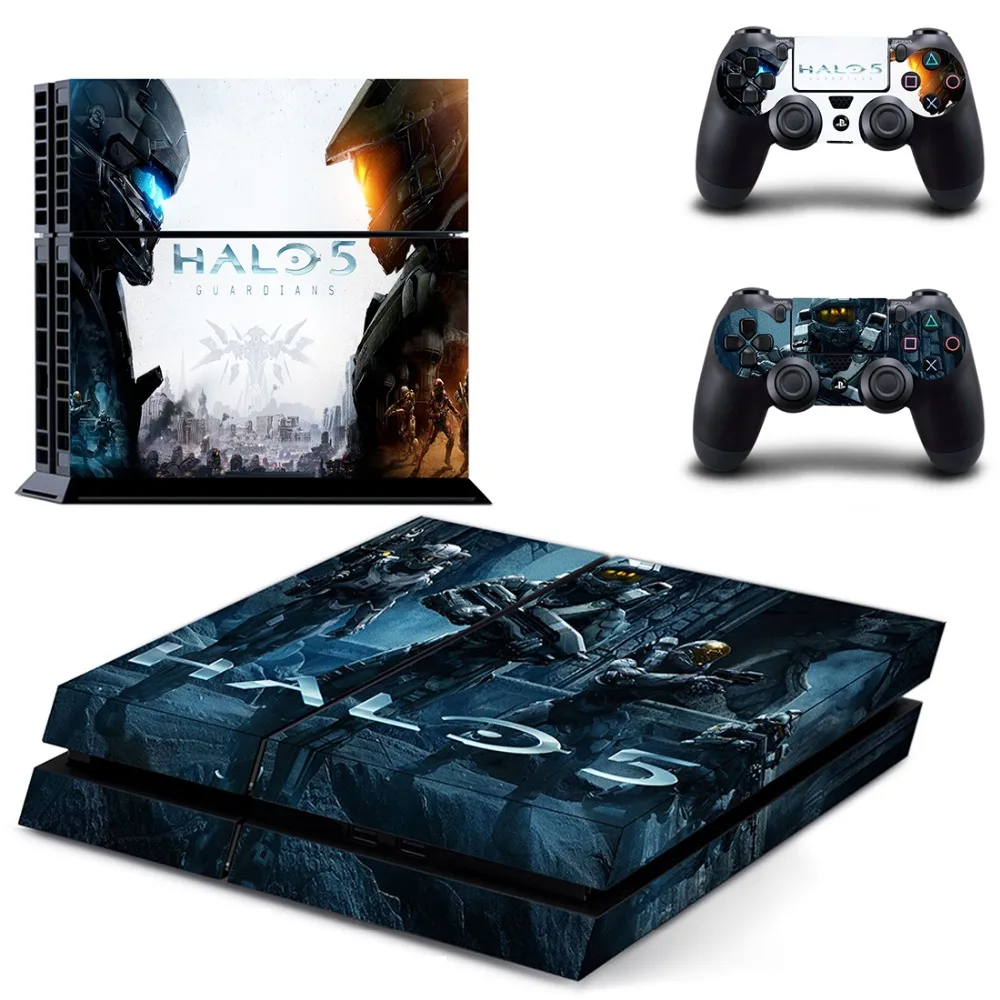 Game Halo 5 Guardians Ps 4 Sticker Ps4 Skin For Sony Ps4 Playstation 4 And 2 Controller Skins Consoleskins Co
