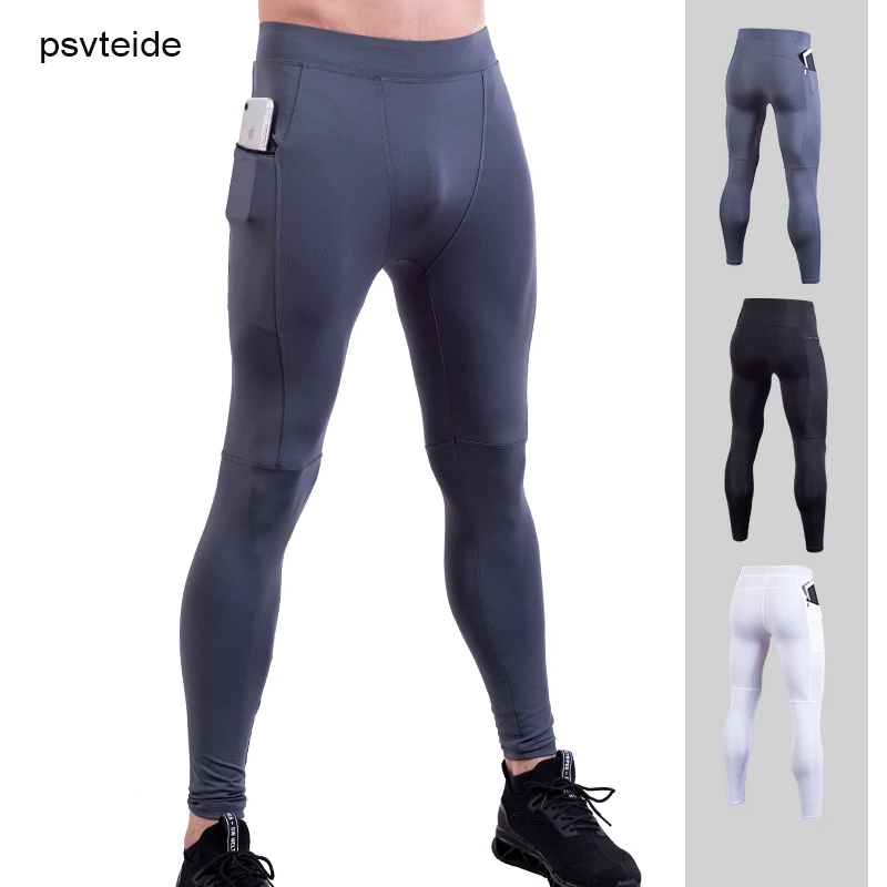 Compression Tights Men Skinny Pants 