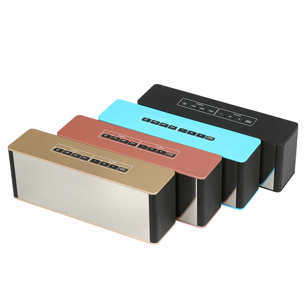 Портативный беспроводной bluetooth динамик со светодиодным дисплеем стереоколонка с