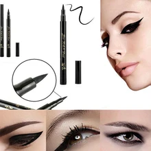Fashion Women Pro Beauty Waterproof Makeup Cosmetic Eye Liner Pencil Black Liquid Eyeliner Pen New Lady