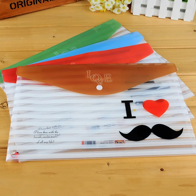 1pcs A4 Size Pvc File Folder Bag Office Supplies 1pcs A4 Size Pvc File Folder Bag Office Supplies Portfolio