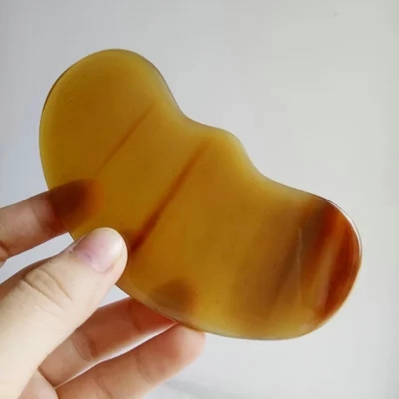 Новый Белый Рог Буффало Gua Sha домашний Guasha доска для женской груди красота