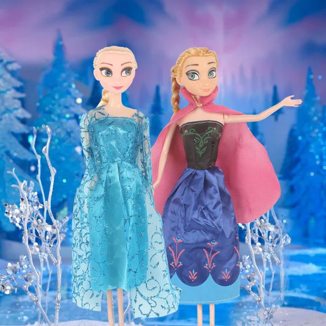 

2018 Original Princess elsa doll Anna Snow Queen Children Girls Toys Birthday Christmas Gifts For Kids Sharon Dolls