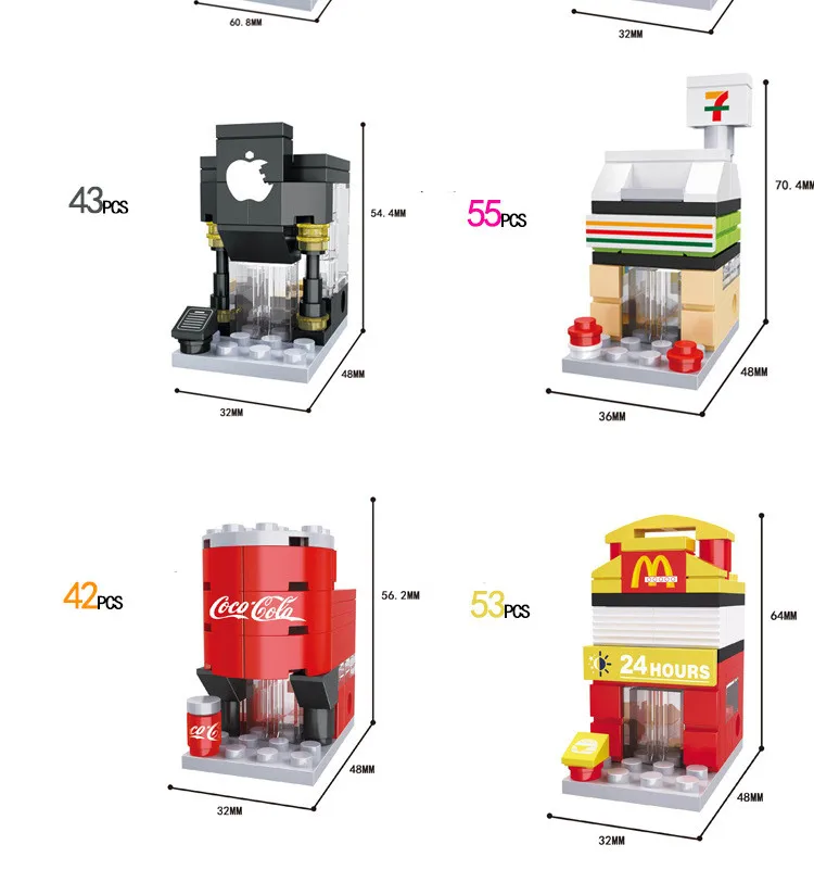 City Mini Street 3D Model legoe (3)