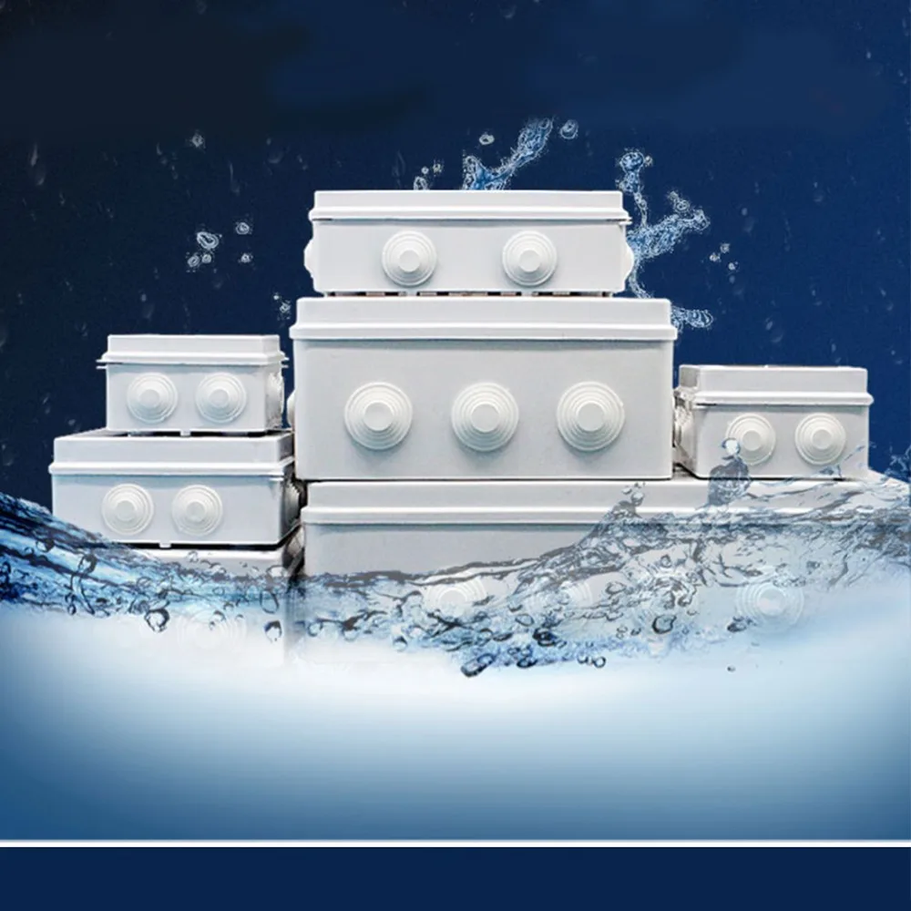 

Plastic distribution box waterproof enclosure outdoor ABS round type 80*50mm
