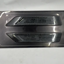 2 шт. JDM СТИЛЬ автомобиля декоративный воздушный поток Впускной турбо капот боковое вентиляционное отверстие решетка крышка наклейка