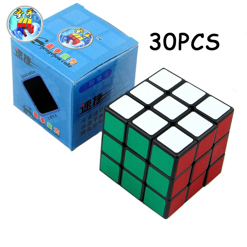 

30PCS ShengShou SuJie Frosted Sticker Magic cube Professional 3x3x3 Cubo magico Speed Twist Puzzle Neo Cube Toys For Children