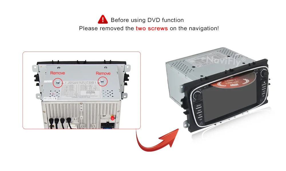 Best NaviFly 2din Android9.1 Quad core Car DVD Player GPS Navi for Ford Focus Galaxy Audio Radio Stereo wifi Head Unit 19