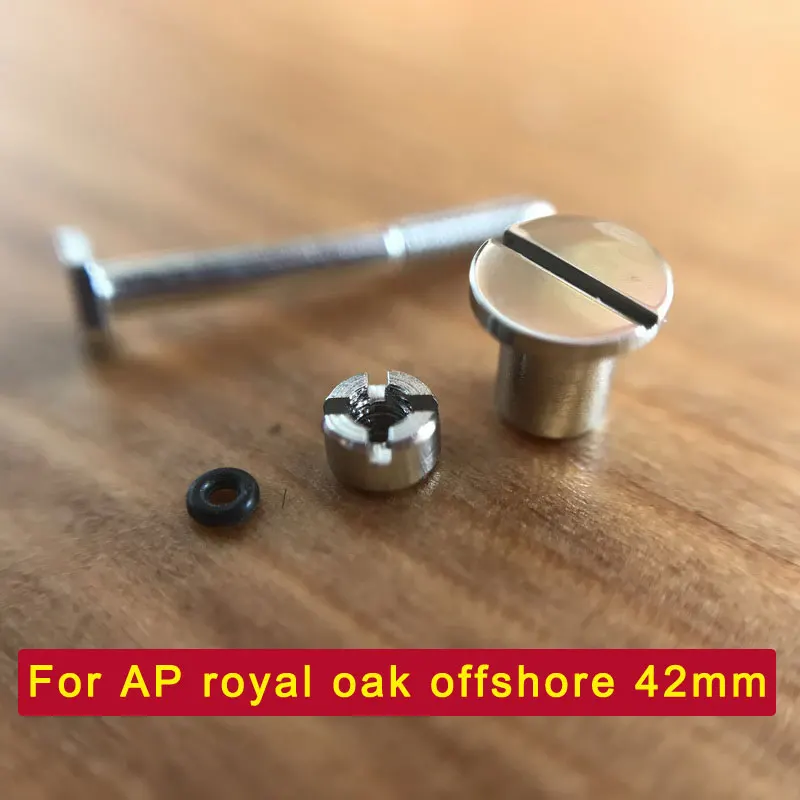 Часы винт для AP RO 41 мм или тёмно-дуб-offshoere diver 42 мм автоматические часы рамка чехол задняя 15400 15703 15710 запчасти инструменты - Цвет: royal oak offshoe 42