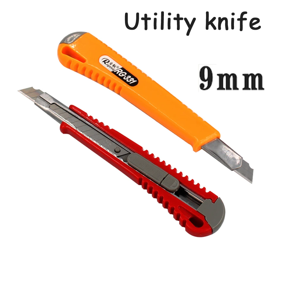 Высококачественный практичный стальной металлический нож и лопасти лезвия бумажный нож для художественной резки для детей подарок, школьные принадлежности